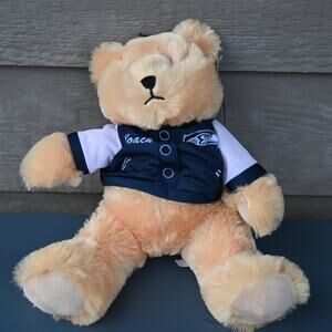 Seattle Seahawks NFL Plush Teddy Bear w/ Jersey Shirt – New w/ Tags